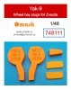 Omask 748111 Yak-9 wheel bay plugs (for Zvezda) 1/48